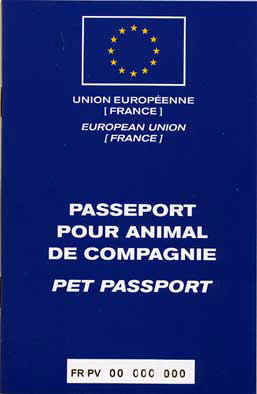 [Couverture du passeport pour animaux de compagnie]